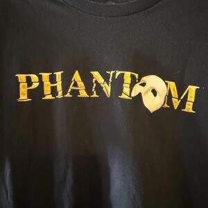 Phantom of the Opera Logo Black T-Shirt Large